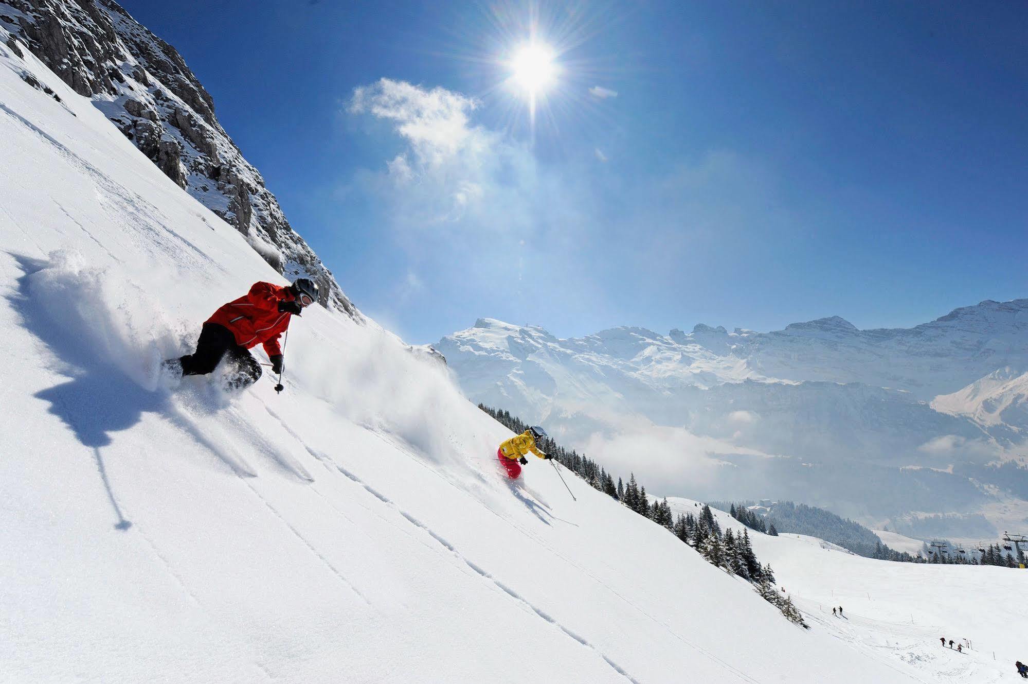 Berglodge Restaurant Ristis Engelberg Zewnętrze zdjęcie