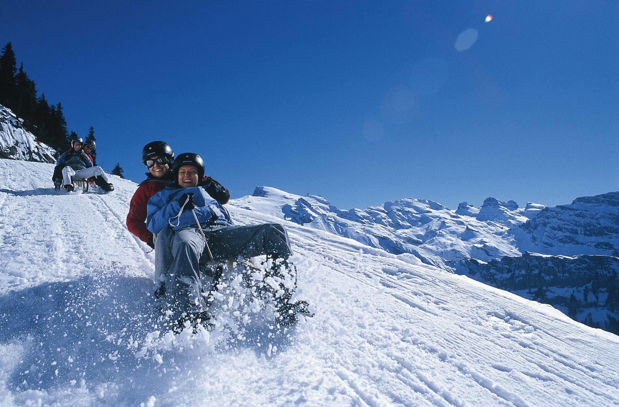 Berglodge Restaurant Ristis Engelberg Zewnętrze zdjęcie